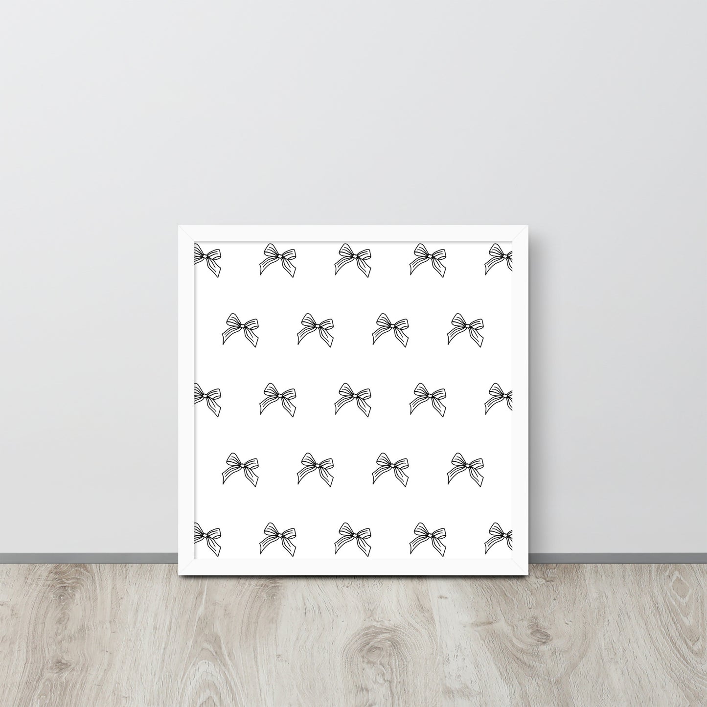 RILEY RU Sketched Bow - Framed poster
