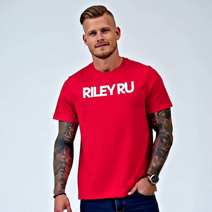 RILEY RU Logo Unisex Organic Cotton T-Shirt