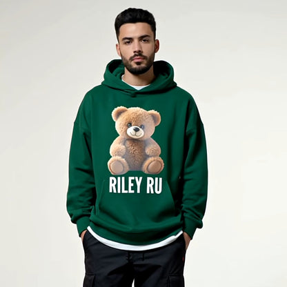 RILEY RU Teddy Logo Unisex Hoodie