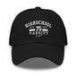 Black cap with 'HIGH SCHOOL VARSITY' on a white background