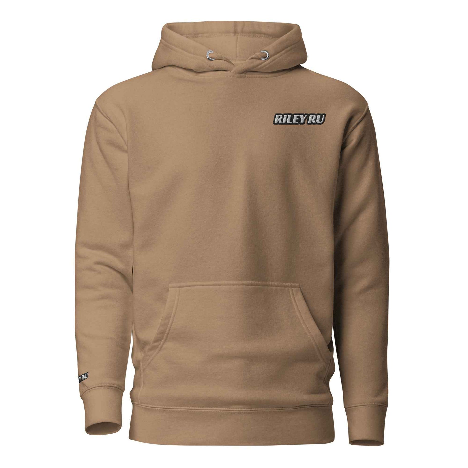 RILEY RU Embroidered Logo Sport Unisex Hoodie