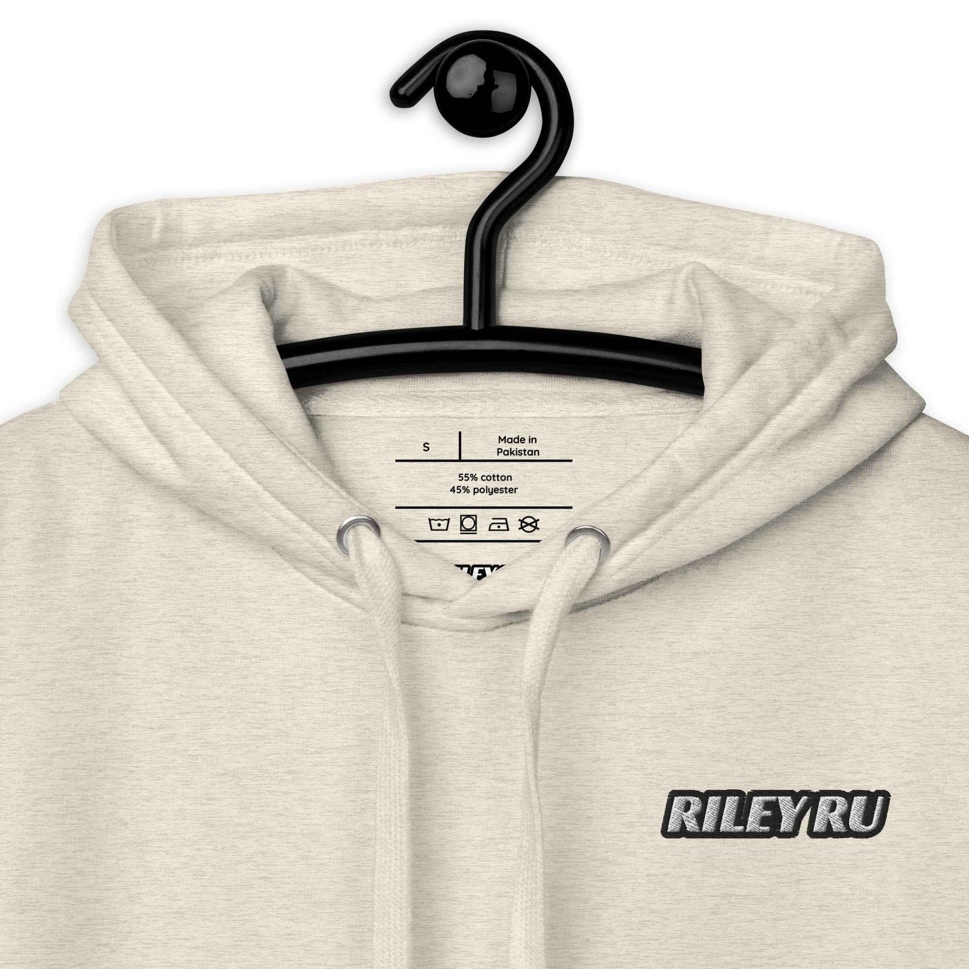 RILEY RU Embroidered Logo Sport Unisex Hoodie