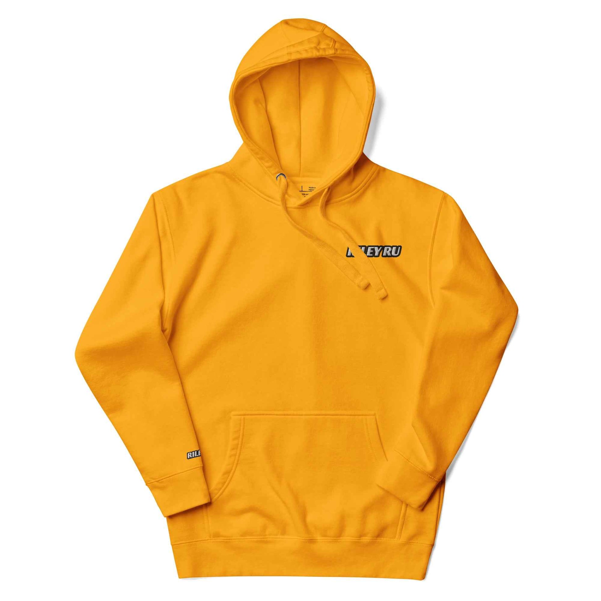 RILEY RU Embroidered Logo Sport Unisex Hoodie