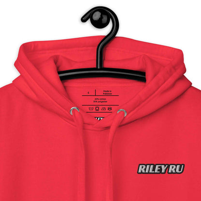 RILEY RU Embroidered Logo Sport Unisex Hoodie