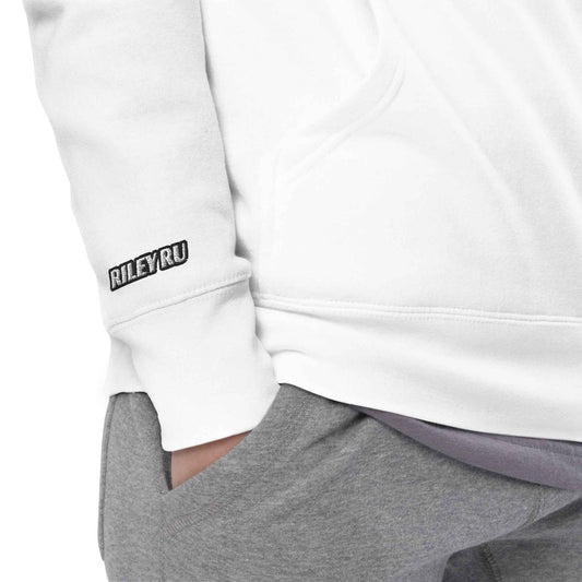 RILEY RU Embroidered Logo Sport Unisex Hoodie