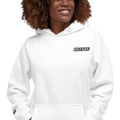 RILEY RU Embroidered Logo Sport Unisex Hoodie