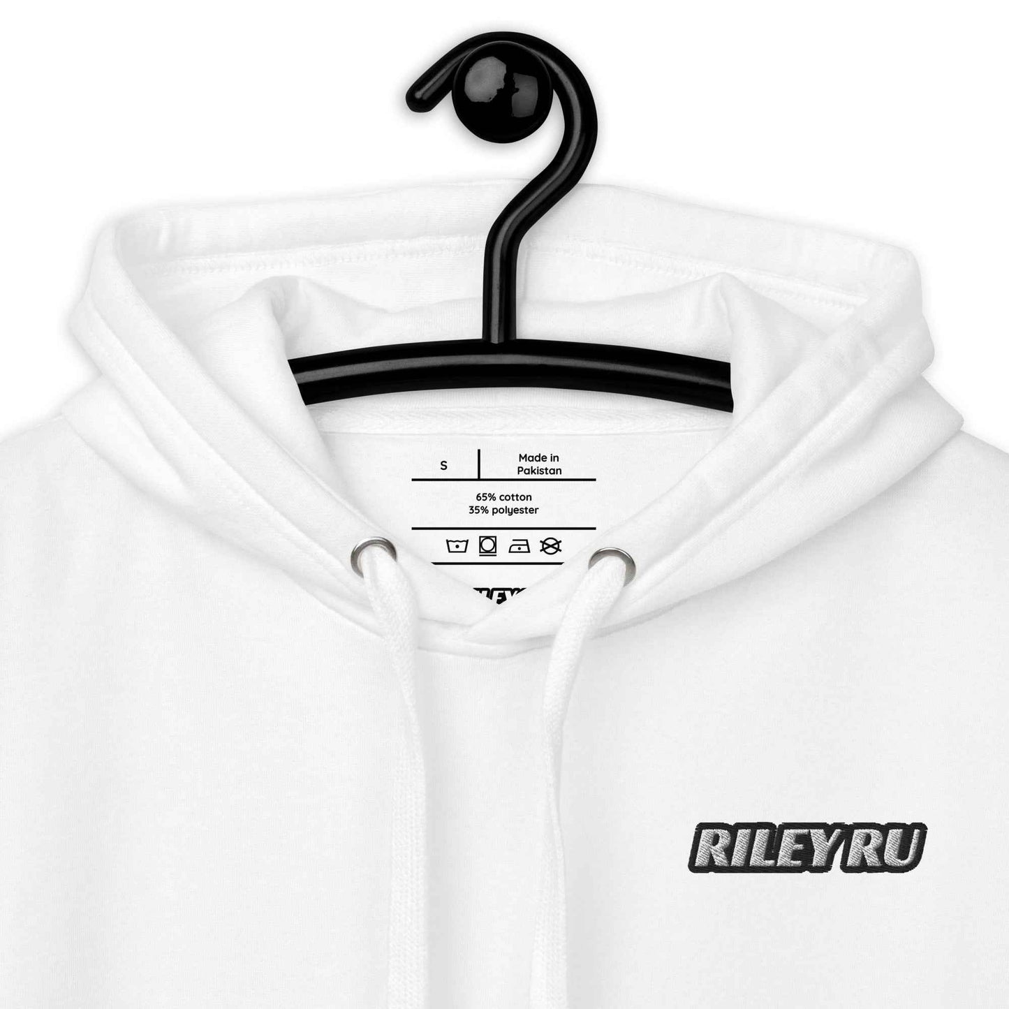 RILEY RU Embroidered Logo Sport Unisex Hoodie