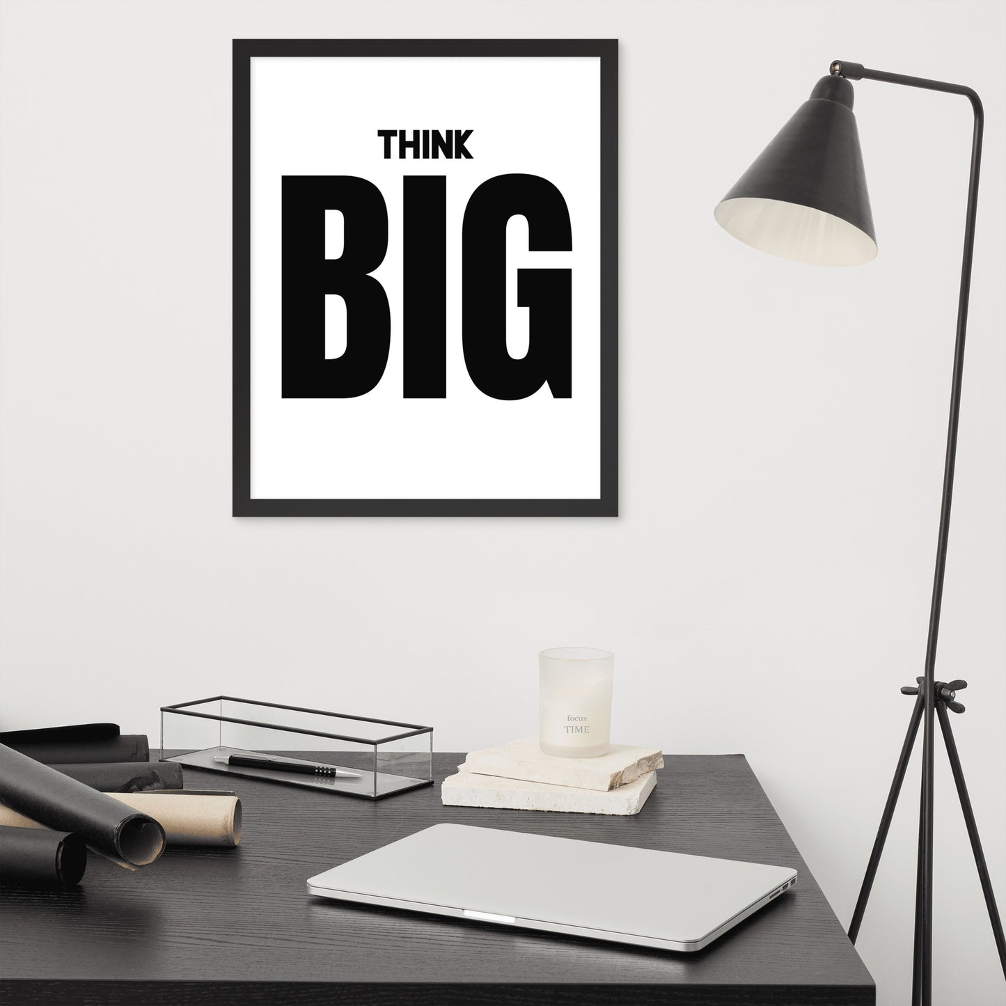 RILEY RU - Think Big - Framed poster