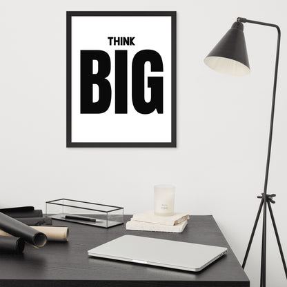 RILEY RU - Think Big - Framed poster