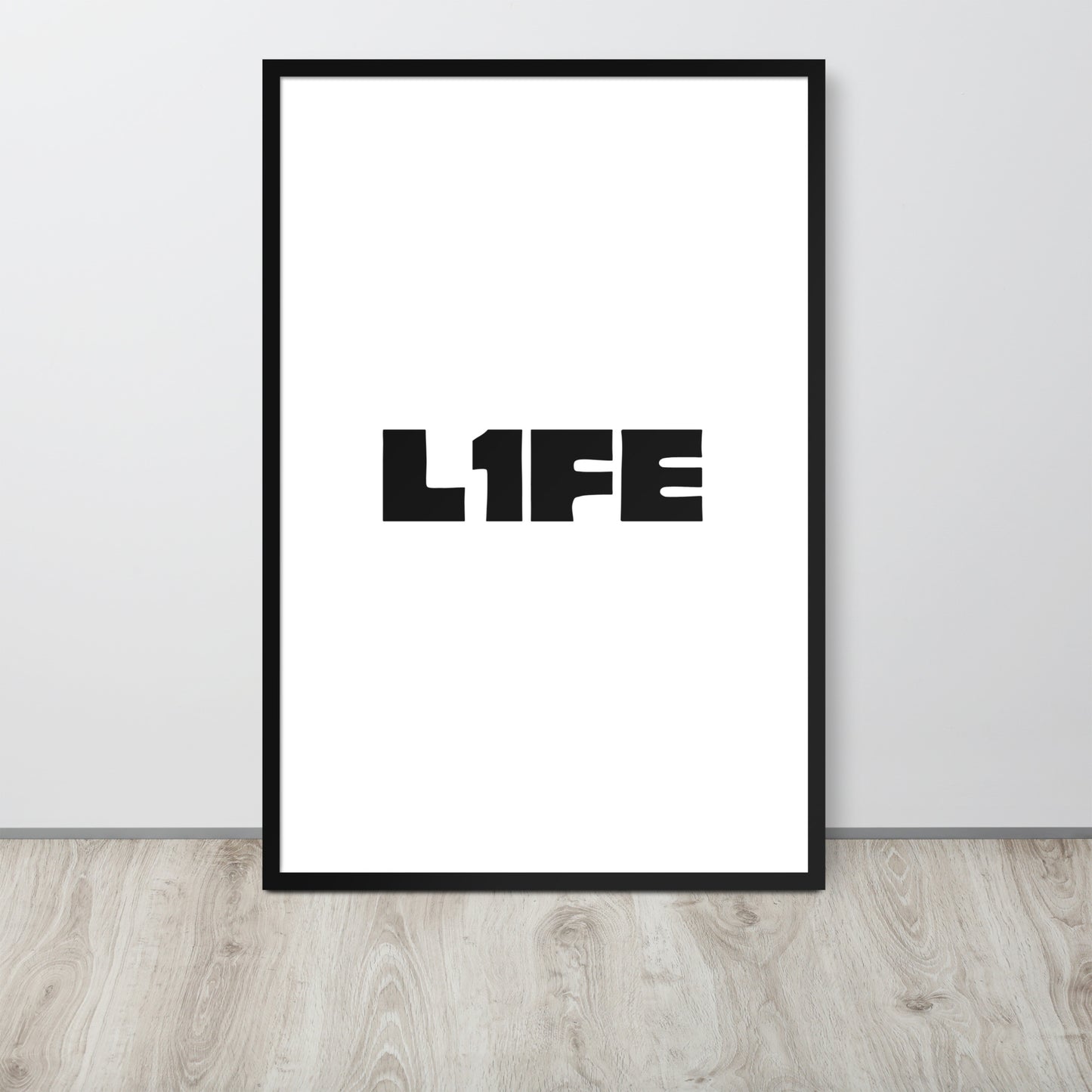 RILEY RU - L1FE - Framed poster