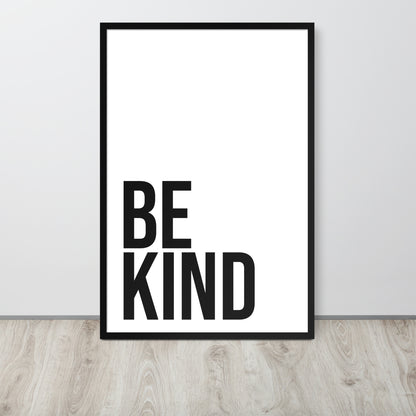 RILEY RU - Be Kind - Framed poster