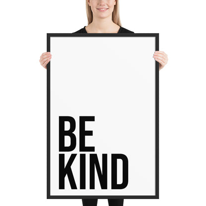 RILEY RU - Be Kind - Framed poster