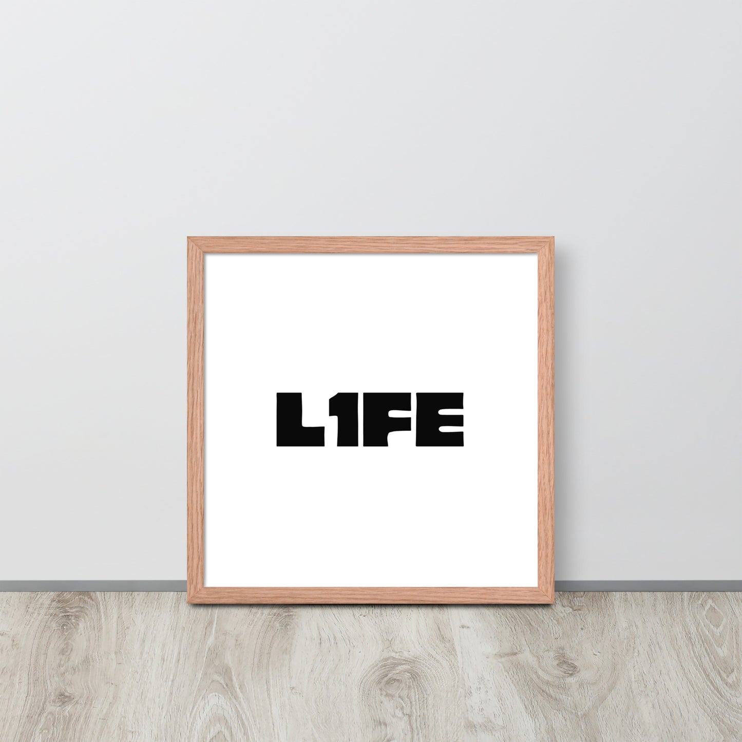 RILEY RU - L1FE - Framed poster