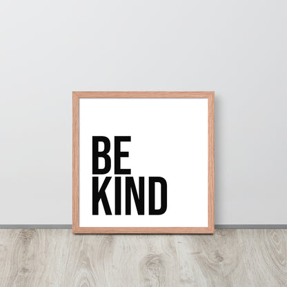 RILEY RU - Be Kind - Framed poster
