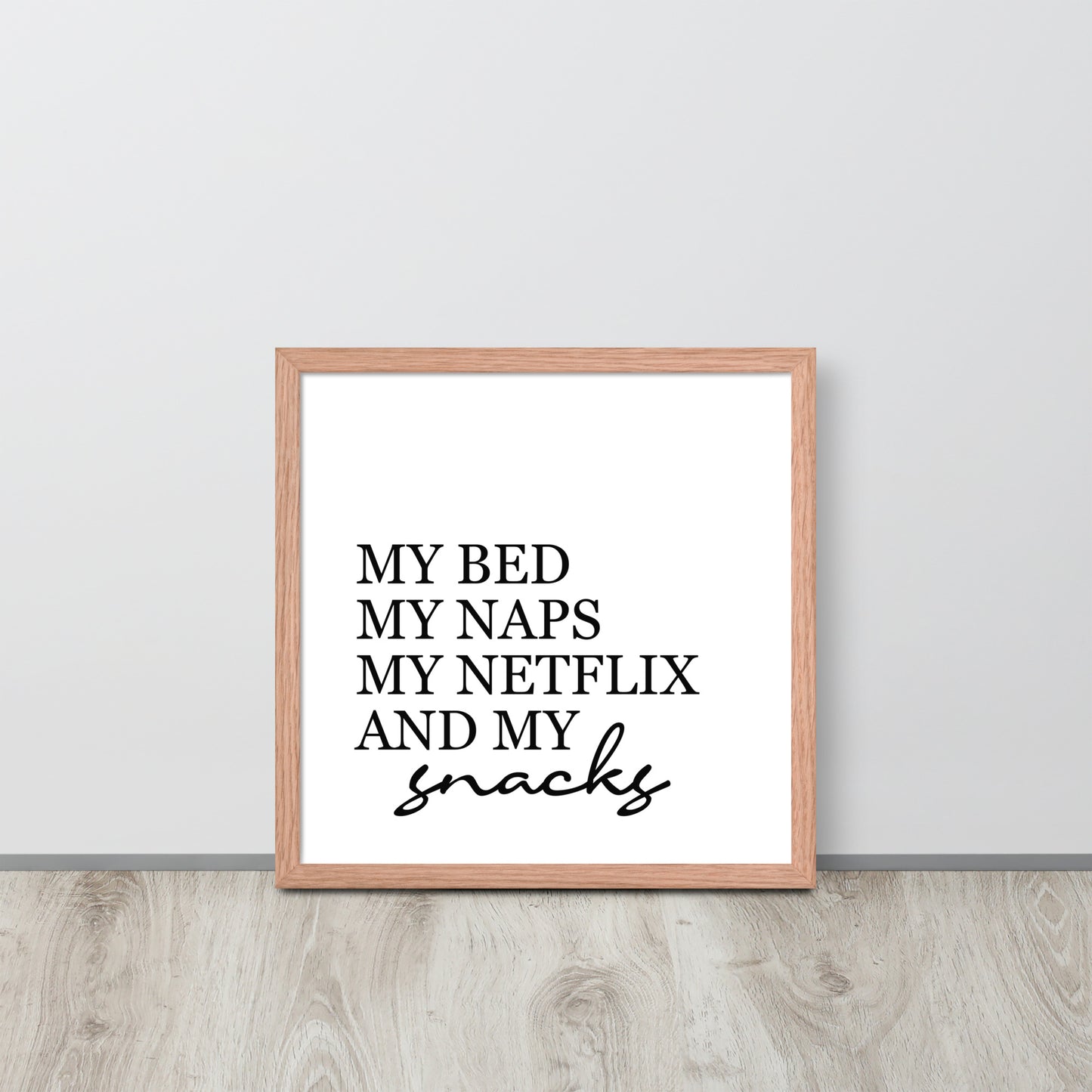 RILEY RU - Snack - Framed poster