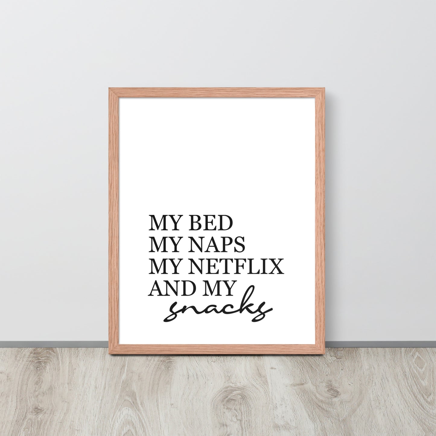 RILEY RU - Snack - Framed poster
