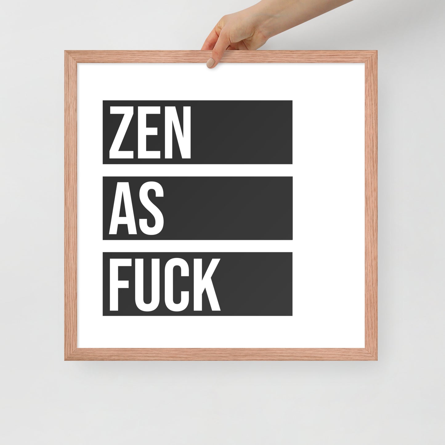 RILEY RU - Zen as - Framed poster