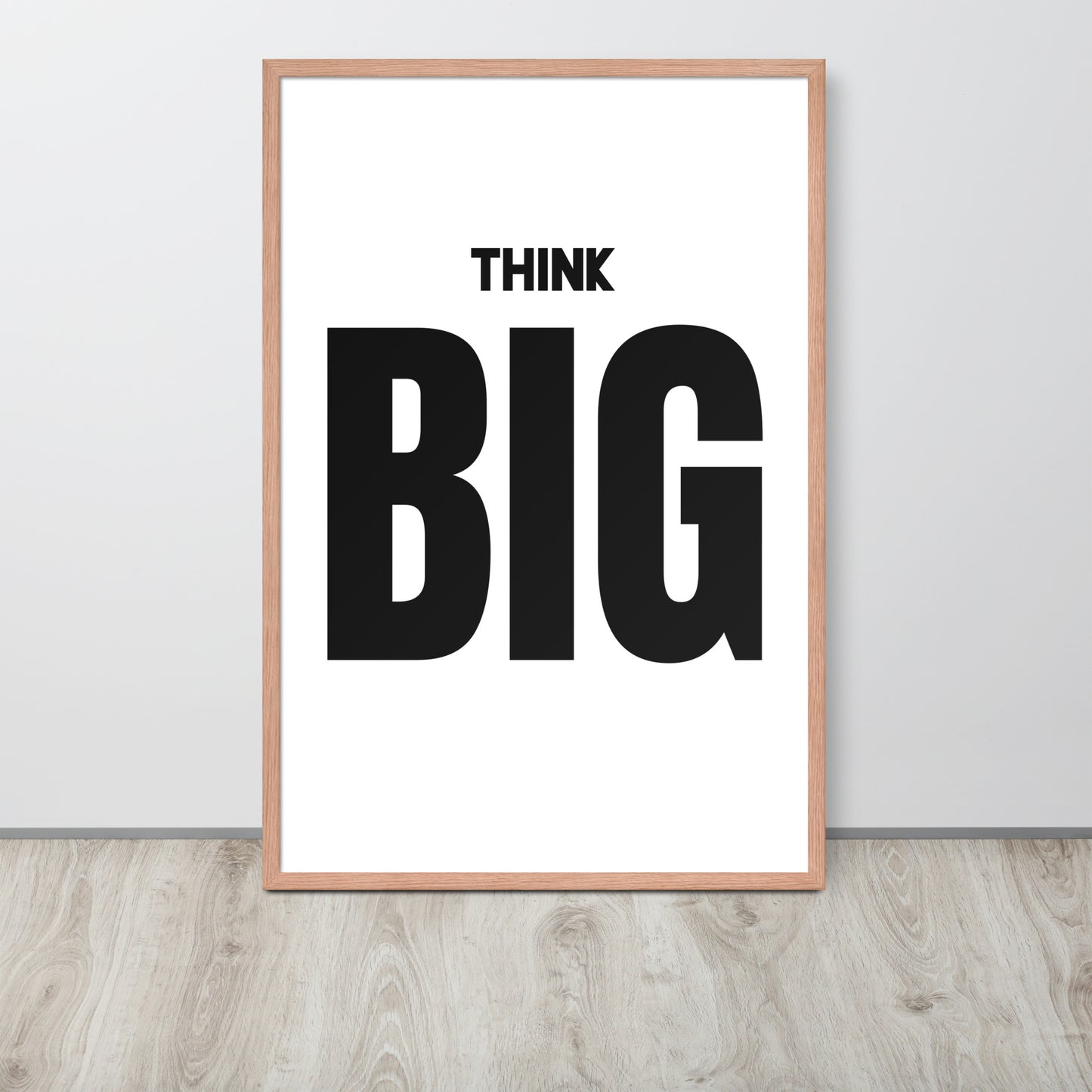 RILEY RU - Think Big - Framed poster