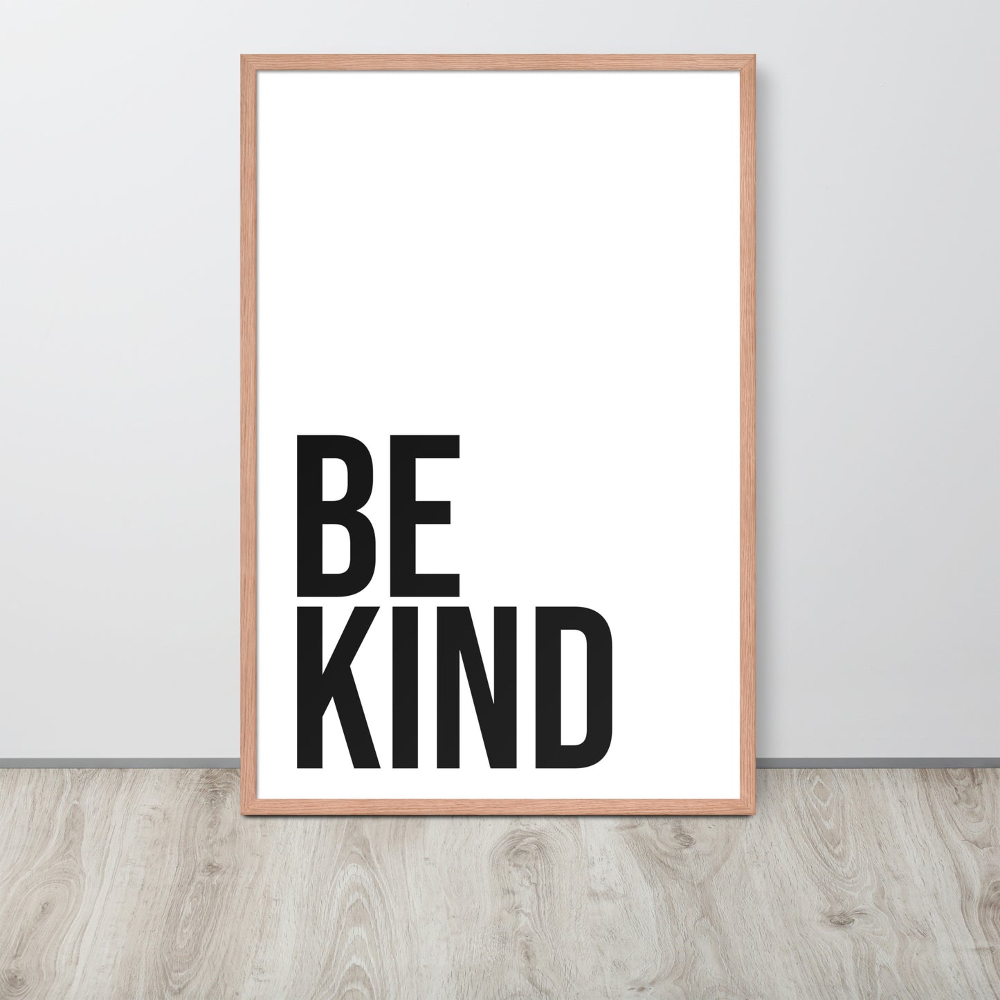 RILEY RU - Be Kind - Framed poster