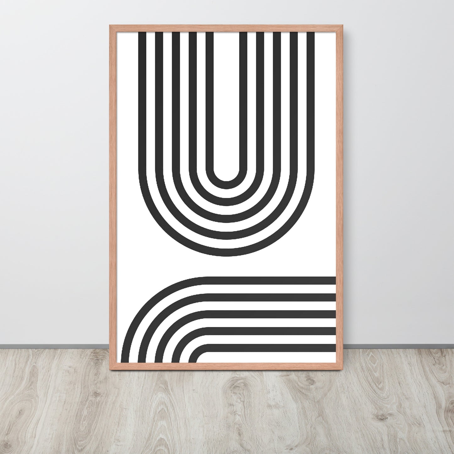RILEY RU - Geometric - Framed poster