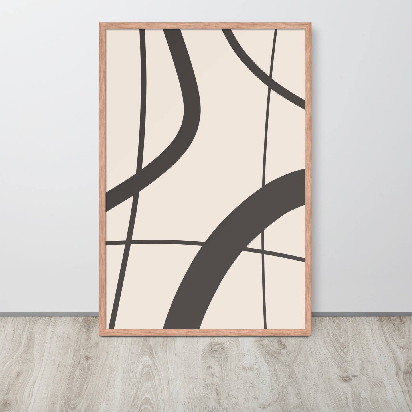 RILEY RU - Abstract Art - Framed poster