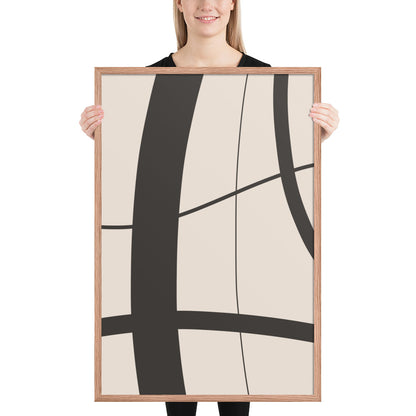 RILEY RU - Abstract Art - Framed poster