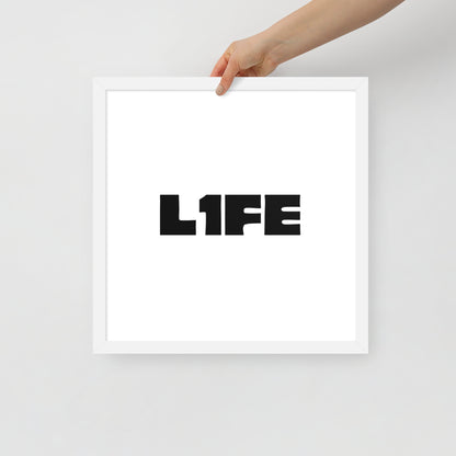 RILEY RU - L1FE - Framed poster