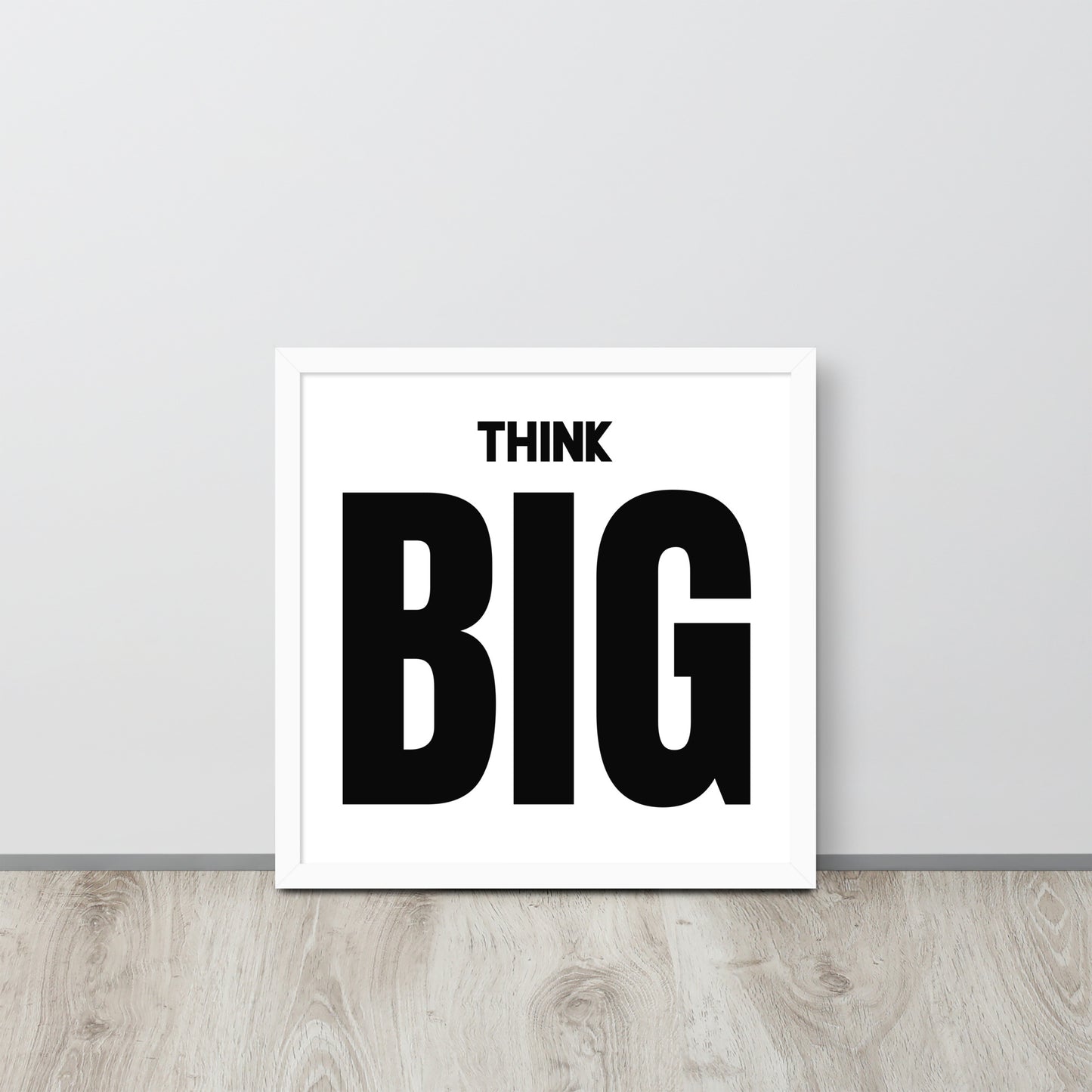 RILEY RU - Think Big - Framed poster