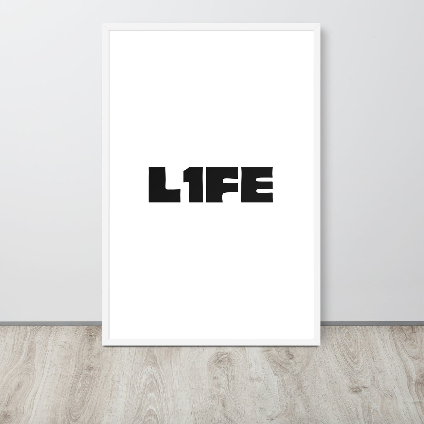 RILEY RU - L1FE - Framed poster