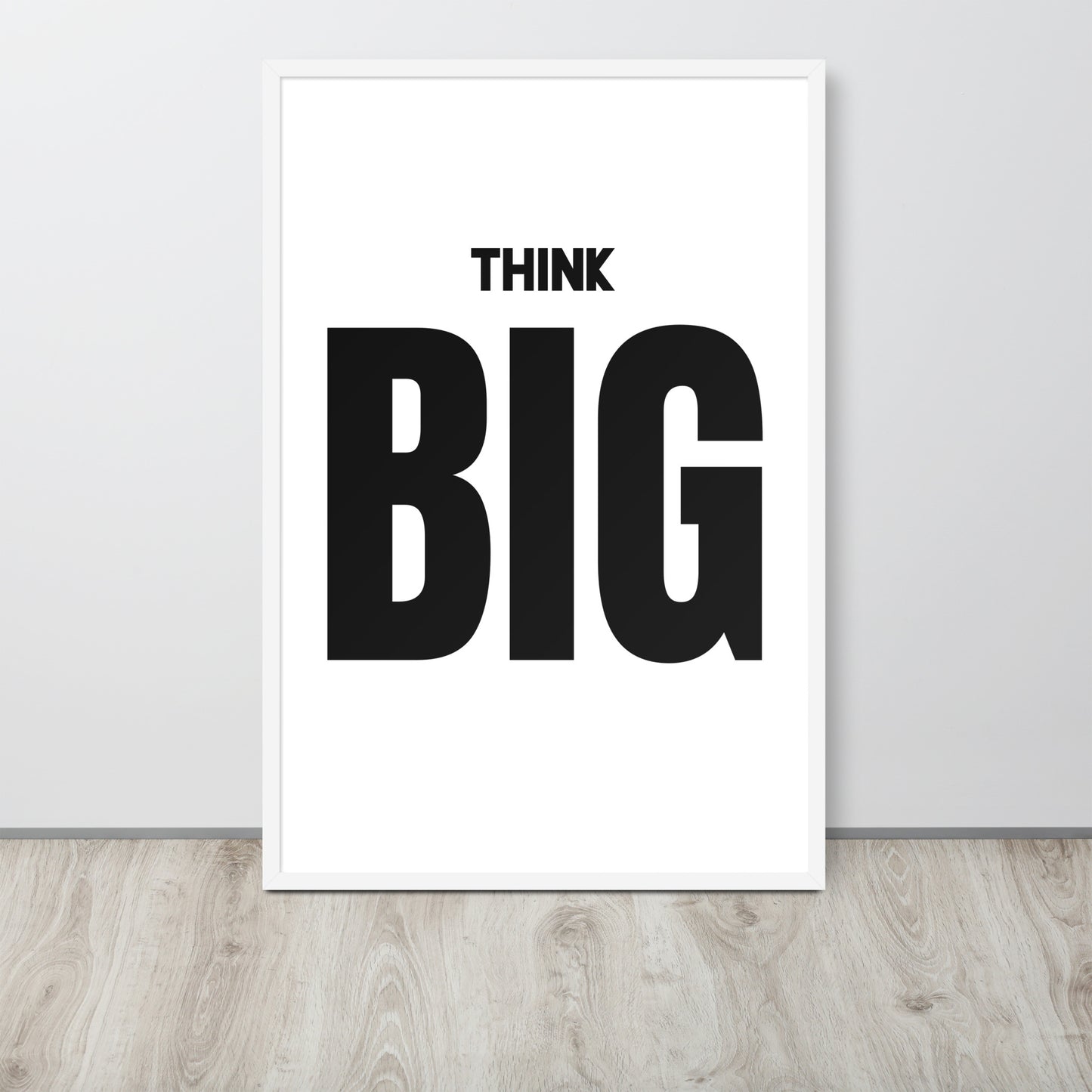 RILEY RU - Think Big - Framed poster