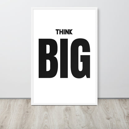 RILEY RU - Think Big - Framed poster