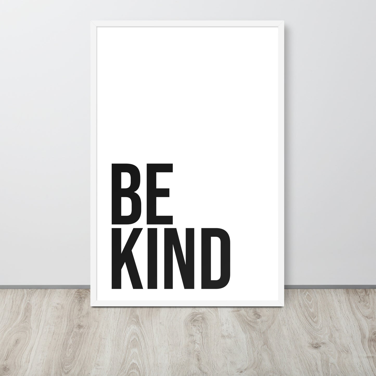 RILEY RU - Be Kind - Framed poster