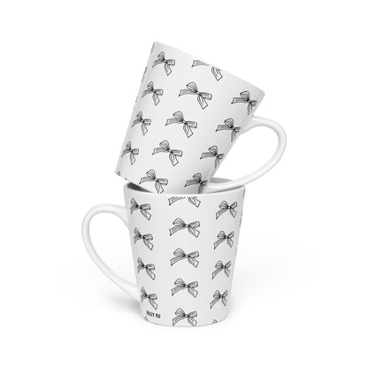 RILEY RU Sketched Bows - Latte mug 12oz