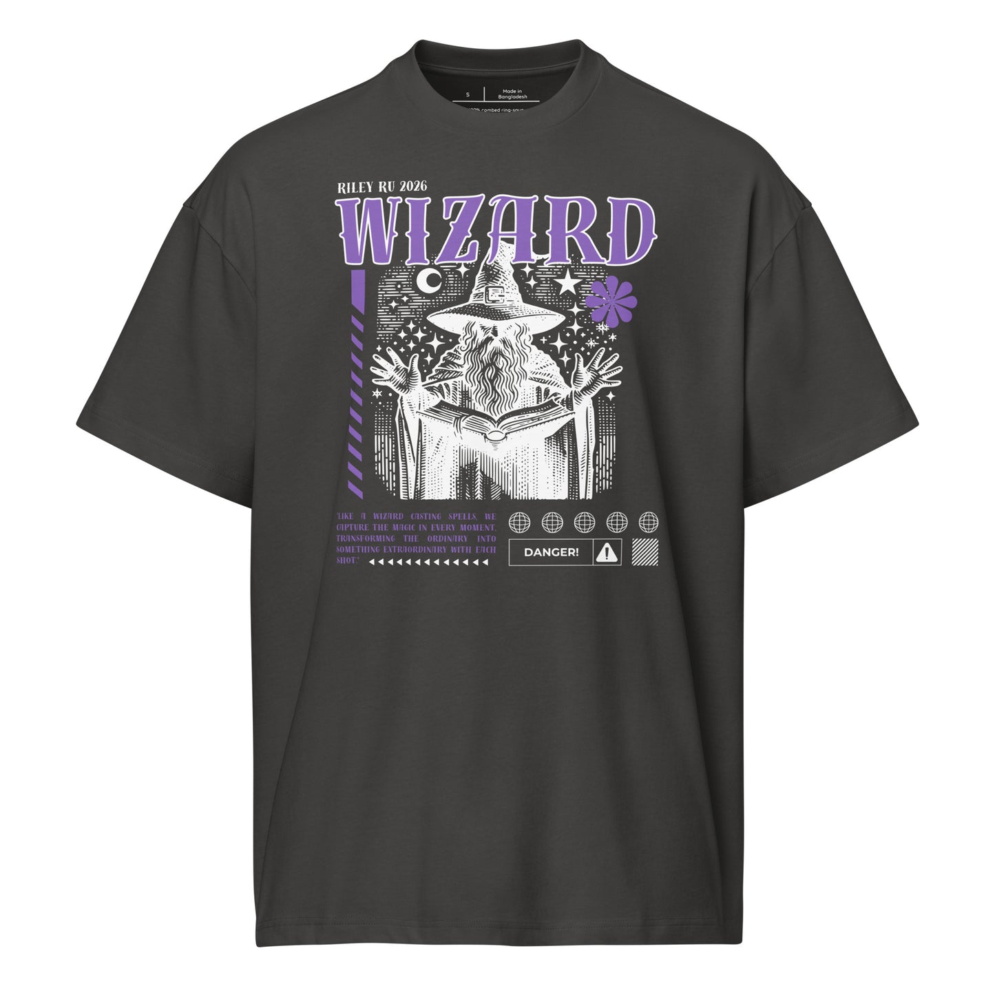 RILEY RU - WIZARD - T-shirt Unisexe Coupe Droite
