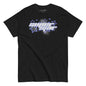 Black t-shirt with 'Super Star' graphic design on a white background