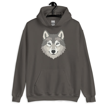 Navy blue hoodie with emoji designs and text on a white background